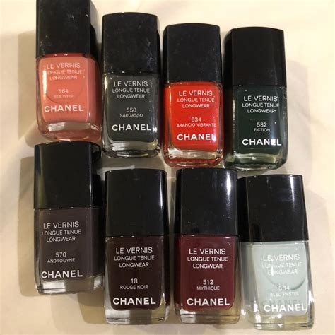 chanel colores|discontinued Chanel nail polish colors.